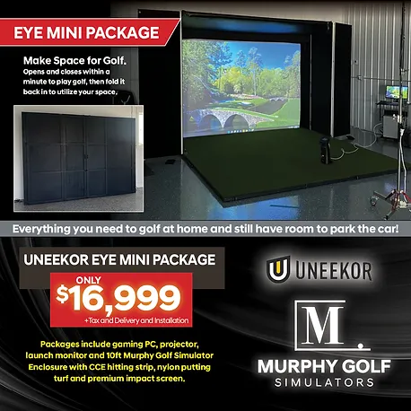 Uneekor Eye Mini Package with Murphy Golf Simulator