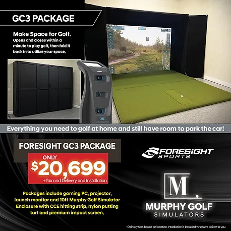 Foresight GC3 Package with Murphy Golf Simulator